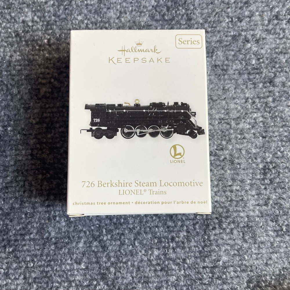 Hallmark Keepsake 2011 Lionel 726 Berkshire Steam Locomotive Metal Ornament NEW